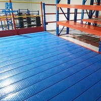 Structure en acier pour rayonnage industriel, garde-corps d'escalier, mezzanine de travail et plateforme en acier