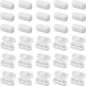 50PCS现代4.5毫米塑料球链2孔滚轮机构盲组件优质珠扣窗帘配件 - Product Image 2