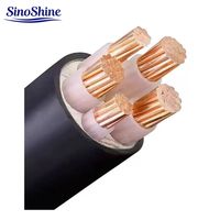 Câble d'alimentation blindé souterrain basse tension YJV YJV22 YJV32 PVC SWA 4 conducteurs 25mm2 50mm2 70mm2 95mm2 120mm2 150mm2 16mm2