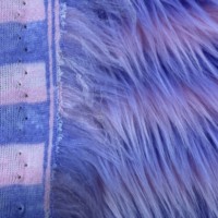 Faux fourrure jacquard tricotée 100 % polyester pour artisanat (vêtements, jouets et sellerie automobile) – Couleurs personnalisables