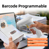 Escáner de Código de Barras Inalámbrico 2D Portátil GTCODESTAR X-3177, Lector de Códigos de Barras 1D 2.4G Bluetooth, CMOS USB con Cable, Lector de Códigos QR para Inventario