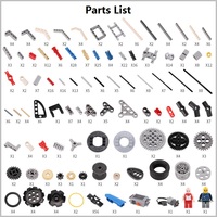 Kit de blocs de programmation personnalisables variés, ensemble de test 1-2ème année, 548 pièces, briques de technologie à assembler soi-même, jouets éducatifs