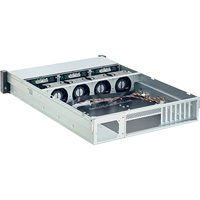 ZhenLoong SS8124 Serie 2U 24-Bay SAS/SATA Hot-Swap-Festplattenrack-Gehäuse mit 12Gb Backplane SFF8643 Schnittstelle