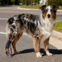 Bottes pour chien professionnelles, résistantes à l'abrasion, à semelle rigide, respirantes, chaudes, pour la course en extérieur, pour chiens de taille moyenne et grande, chaussures pour chien