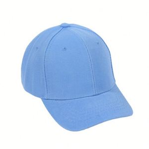 Casquette de baseball unie imprimée avec logo personnalisé, en coton, anti-UV, pour toutes les saisons - Product Image 3