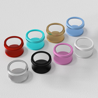 Boîte à bonbons en métal transparente de petite taille, multicolores, de haute qualité, avec fenêtre