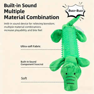 Đáng yêu tương tác Squeaky Dog TPR cắn kháng <span class=keywords><strong>Chew</strong></span> Toy-thêm mềm sang trọng cho âu yếm & chơi - Product Image 6