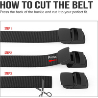 Ceintures tactiques de sport réglables de haute qualité, ceintures en nylon résistantes pour hommes, boucle en métal robuste, ceinture tactique