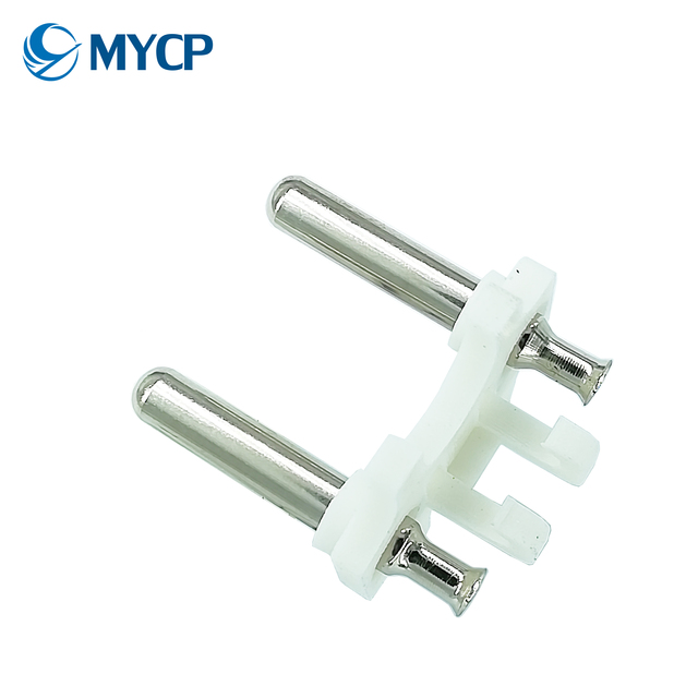 Hollow EU 2 Pin 3Pin Plug Insert 4.8mm Europe Brass French Inner Frame Plug in the Netherlands EU Plugs