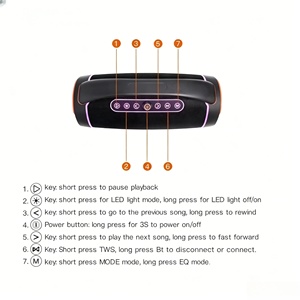 Nouvelle Enceinte de Fête 2026 avec Caisson de Basses, RGB, Entrées USB et AUX, Microphone Sans Fil, Sortie 5.4 130W, Batterie Rechargeable - Product Image 3