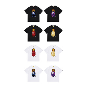 A <b>Bathing</b> Ape Men's T-Shirt 100% Cotton Casual Printed - Product Image 6