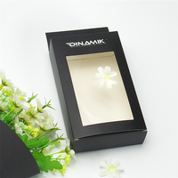 Boîtes d'emballage en papier enduit pliable personnalisé Boîte d'emballage de jouet cadeau de produits électroniques avec fenêtre transparente et trou de suspension