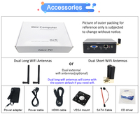Mini PC ventilateur le moins cher, ordinateur portable Win 10, Core I3 6167u I5 7200U, Computadores, HD+VGA, ordinateur portable