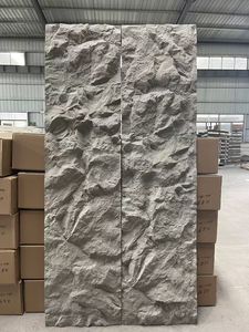 Vente directe usine – Panneau mural en pierre 3D PU imitation roche légère et imperméable pour hôtels, centres commerciaux, intérieur et extérieur – <span class=keywords><strong>ASHANTI</strong></span> - Product Image 6