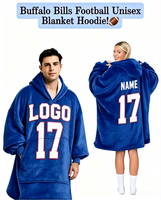 Robe à capuche unisexe en polaire Sherpa surdimensionnée personnalisable, chaude et épaisse, avec grandes poches, pour le sport et les loisirs, pour adultes