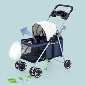 Poussettes pour <span class=keywords><strong>chiens</strong></span> Petop Factory pour petits <span class=keywords><strong>chiens</strong></span>, approuvées par les compagnies aériennes, avec roues amovibles, transporteur portable pour animaux de compagnie pour les voyages - Product Image 2