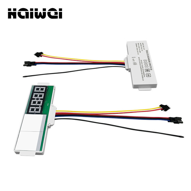 12V 5A 60W Smart Defogging Clock Temperature Display Switch Two Button Mirror Touch Sensor Switch Inductive Switch for Bathroom