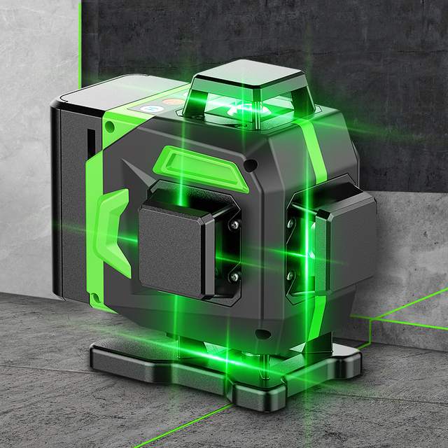 Mini 16 Line Green Rotary Self-Leveling Nivel Laser for DIY Industrial Outdoor Use