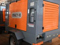 Compresseur d'air portable ZEGA 95SCY-7/10 diesel haute pression, lubrifié, refroidi par eau, pour l'exploitation minière et le forage de puits d'eau