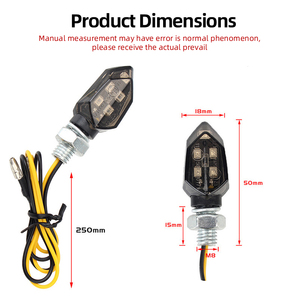 Hot Sale Universal 12V <b>Mini</b> <b>LED</b> Motorcycle Turn Signal <b>Light</b> Blinker Indicator /Universal for All Models - Product Image 2