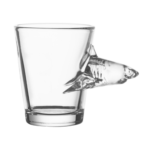 Copa de cóctel de cristal de lujo con relieve de cabeza de animal, sin plomo, base gruesa, mango con forma de tiburón creativo, capacidad de 60 ml - Product Image 4