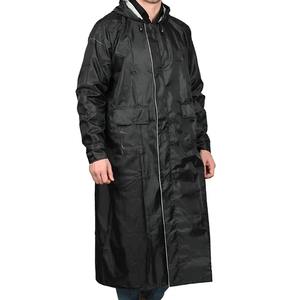 Manteau de pluie à prix d'usine, haute qualité, design personnalisé, couleurs noires, manches longues, manteau d'hiver pour hommes - Product Image 3