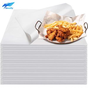 Papier d'emballage pour plats à emporter, papier sulfurisé pour micro-ondes, barbecue et cuisson, papier pour friteuse à air - Product Image 6