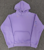 Hoodie Web OG Kualitas 5A Spider Hoodies Hitam/Navy/Abu-abu/Pink/Cokelat/Biru Langit Punk V2 untuk Pria Heavyweight Faded Washed