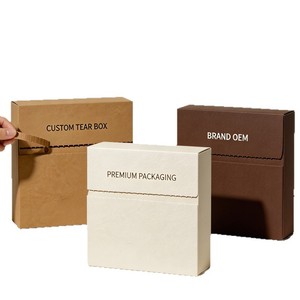 Cajas de cartón personalizadas con cierre de cremallera para fragancias y cosméticos, cajas de embalaje de cartón corrugado blanco. - Product Image 2