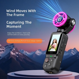 Caméra d'action portable 2-en-1 avec écran LCD de 1,97 pouces, autonomie de 3 heures, autofocus et capture vidéo/photographie en extérieur - Product Image 2