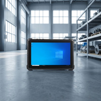 Tableta de Cadena de Frío Reforzada e Impermeable con Escáner de Códigos de Barras 1D/2D, Windows 11 Pro, Intel, Pantalla de 10.1 Pulgadas, para Inventario de Mercancías