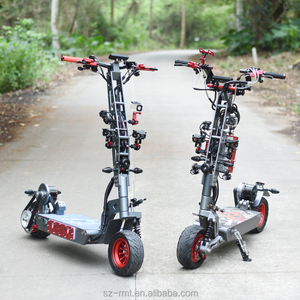 R.M.T AKW 8000W 72V40Ah สกู๊ตเตอร์ไฟฟ้าสองล้อทรงพลัง โครงสร้างอลูมิเนียมอัลลอยด์ ระบบกันสะเทือนเต็มรูปแบบ เบรกดิสก์ไฮดรอลิก - Product Image 4