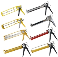 Pistola de Calafateo Profesional Manual de Acero Inoxidable con Mango en D, Herramienta de 300 ml para Sellado de Silicona con Servicio Personalizado