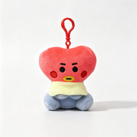 Peluche créative transfrontalière de 4 pouces, motifs lapin, chiot, koala, groupe de jeunes célébrités coréennes, pour centre commercial et machine à griffes