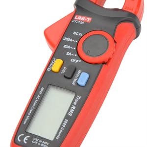 Multimètre numérique professionnel UT210B True RMS 200A AC <span class=keywords><strong>Mini</strong></span> pince ampèremètre avec <span class=keywords><strong>test</strong></span> NCV et rétroéclairage LCD - Product Image 4