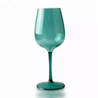 Haute Qualité 15 OZ En Plastique Classique Gobelet Recyclable Incassable En Plastique Verre À Vin pour Mariage Bar Restaurant Célébration