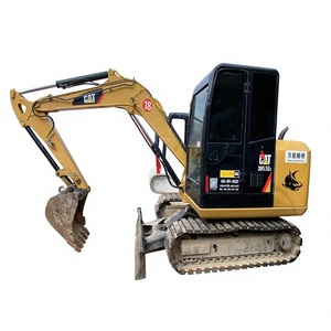 Mini-excavatrice sur chenilles CAT 305.5E2 de 3,055 tonnes avec godet de creusement, petite excavatrice sur chenilles d'occasion - Product Image 1