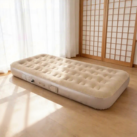 Matelas pneumatique auto-gonflant robuste, léger, portable, imperméable, résistant aux déchirures, haute élasticité, avec pompe intégrée, facile à transporter