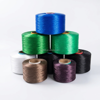 900D 600D 300D Recyclable PP Multifilament Yarn Custom Solid Color Polypropylene Yarn for Knitting Textile