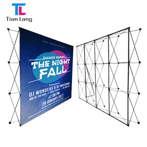 ชั้นวางแบบดึงตาข่ายทำจากอะลูมิเนียมอัลลอยแบบพกพาคุณภาพสูงชั้นวางจัดแสดงแบบป็อปอัพสำหรับจัดแสดงนิทรรศการฉากหลัง - Product Image 5