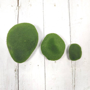 Piedras de musgo artificial Dream Castle de 10cm-30cm con flocado de espuma para accesorios de fotografía y decoración de jardines - Product Image 2