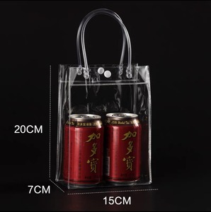Bolsa de Regalo de PVC Transparente Impresa Personalizada, Bolsa de Compras Impermeable, Bolsa de Transporte Transparente, Venta al Por Mayor - Product Image 2