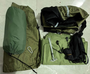 <span class=keywords><strong>Hamac</strong></span> de camping <span class=keywords><strong>avec</strong></span> bâche de protection contre la pluie <span class=keywords><strong>et</strong></span> filet, <span class=keywords><strong>hamac</strong></span> de camping portable double pour l'extérieur <span class=keywords><strong>et</strong></span> l'intérieur - Product Image 6