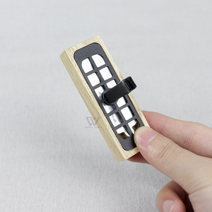 Difusor <span class=keywords><strong>de</strong></span> Aroma para Auto con Logotipo Personalizado, Clip <span class=keywords><strong>de</strong></span> Ventilación <span class=keywords><strong>de</strong></span> Madera Natural, Ambientador <span class=keywords><strong>de</strong></span> Aire, Aroma <span class=keywords><strong>de</strong></span> Lujo, Accesorios <span class=keywords><strong>de</strong></span> Aromaterapia - Product Image 2