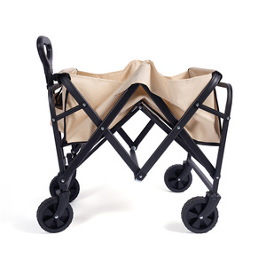 5 Inch Multifunctional Outdoor Garden Durable <strong>Beach</strong> Trolley Cart Foldable Portable Collapsible <strong>Wagon</strong> - Product Image 3