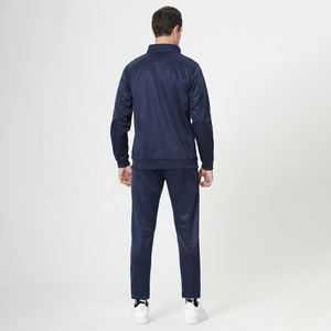 <span class=keywords><strong>Set</strong></span> di felpe con colletto rialzato autunnale con tasche <span class=keywords><strong>e</strong></span> <span class=keywords><strong>Set</strong></span> da Jogging con Zip per uomo Body Fit Casual a maniche lunghe - Product Image 4