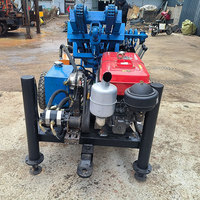 Foreuse hydraulique rotative diesel de haute qualité pour micro-puits d'eau, petite foreuse portable diesel pour puits d'eau, fabriquée en Chine