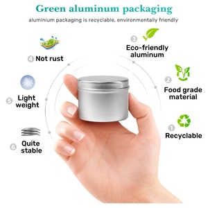 200ml 80*50mm Wholesale <b>Empty</b> Round Matte Pink Cosmetic Candle Packaging Aluminum Jar with Screw Cap <b>for</b> Craft - Product Image 6