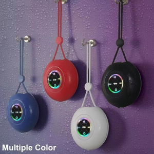 Altavoces inalámbricos impermeables IPX4, luz LED de altavoz inalámbrico portátil flotante, sonido HD fuerte y bajos para ducha de playa de viaje - Product Image 1