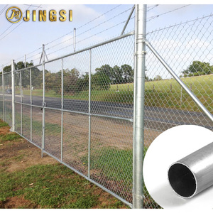 Rouleau de clôture grillagée Cyclone de 100 pieds en PVC, grillage à mailles losangées galvanisé à chaud, prix <span class=keywords><strong>pour</strong></span> clôture de champ - Product Image 3